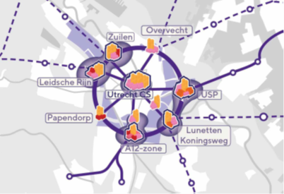 Figuur 1 Ring rond Utrecht